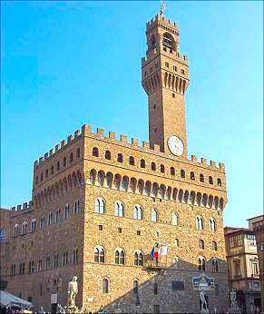 Palazzo Vecchio in the Piazza della Signoria
